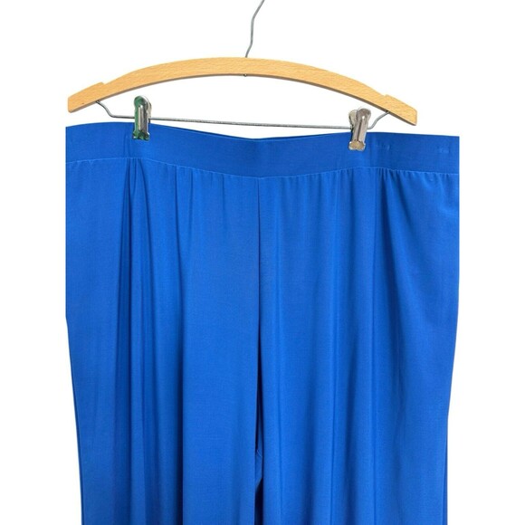 Anthony Originals Women’s Size 1X Blue Hi Rise Wide Leg Capri Pants - Picture 4 of 14